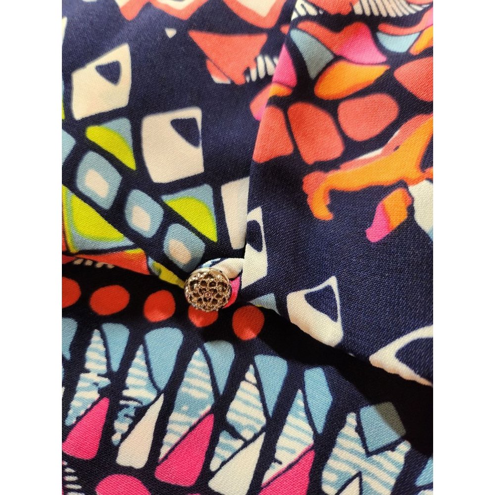 Geometric‎ Mini Dress Size Large - Picture 7 of 8